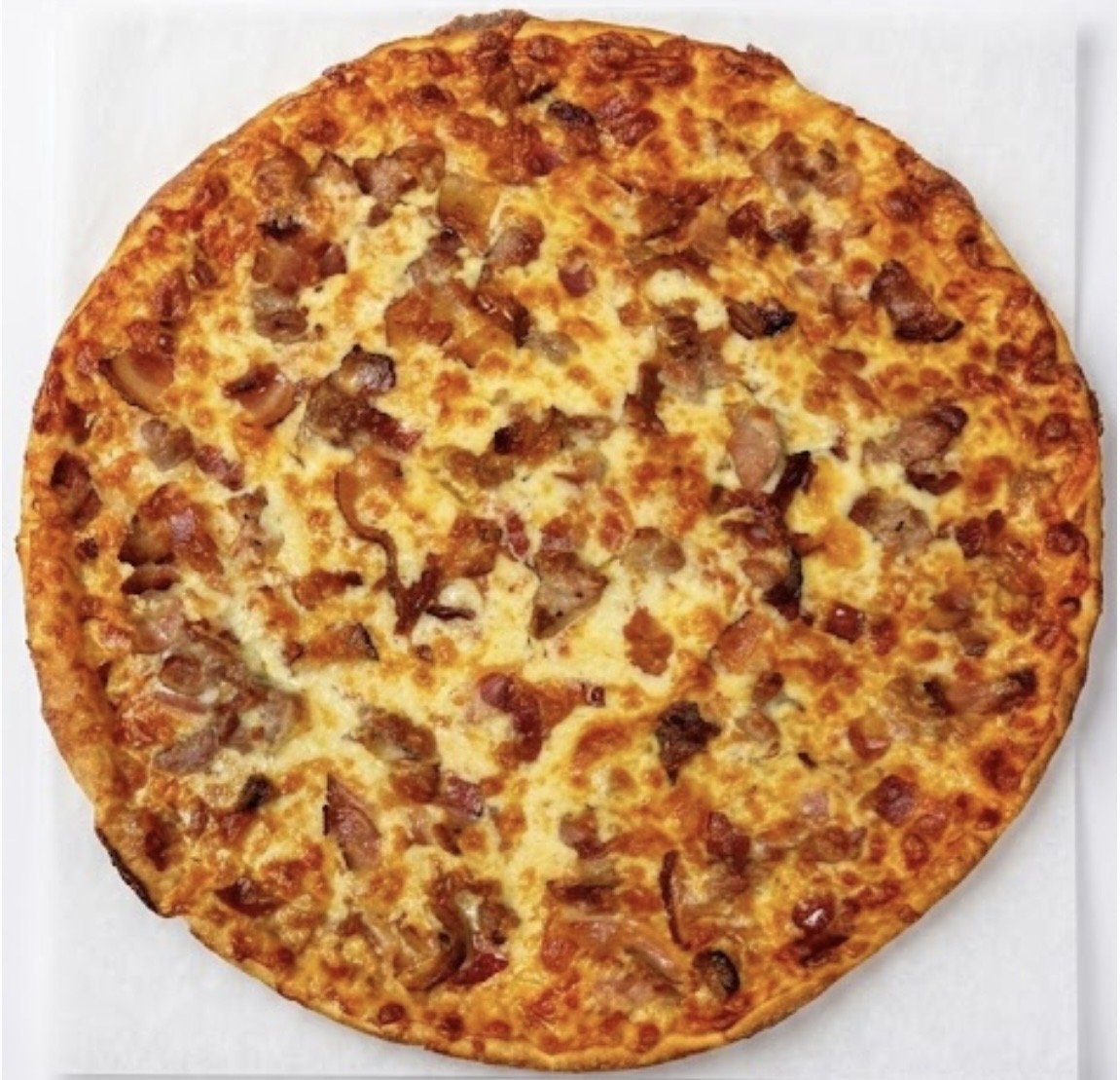 Bacon pizza.